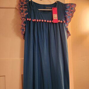 Lilly Pulitzer Eve Dress, Blue, Size small